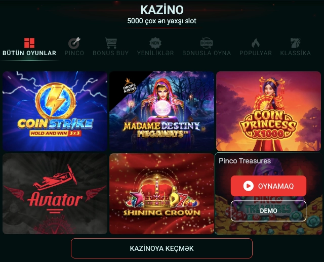 casino pinco online